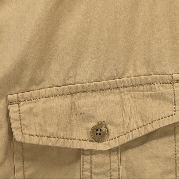 Vintage Y2K Ecko Unltd Beige X-Large Button Down Rhino Graphic Logo Design - Picture 6 of 14